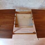 Scandinavian extendable teak dining table from the 1960s