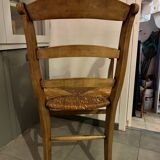 Straw armchair