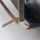 Pierre Paulin F444 chaise longue in black leather - All original, Vintage