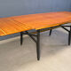 Table à manger extensible italienne des années 1950.