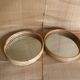 Rattan mirror duo, 30 cm