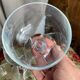 Six glass champagne or dessert glasses, Seca