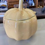 Pumpkin tureen with ladle