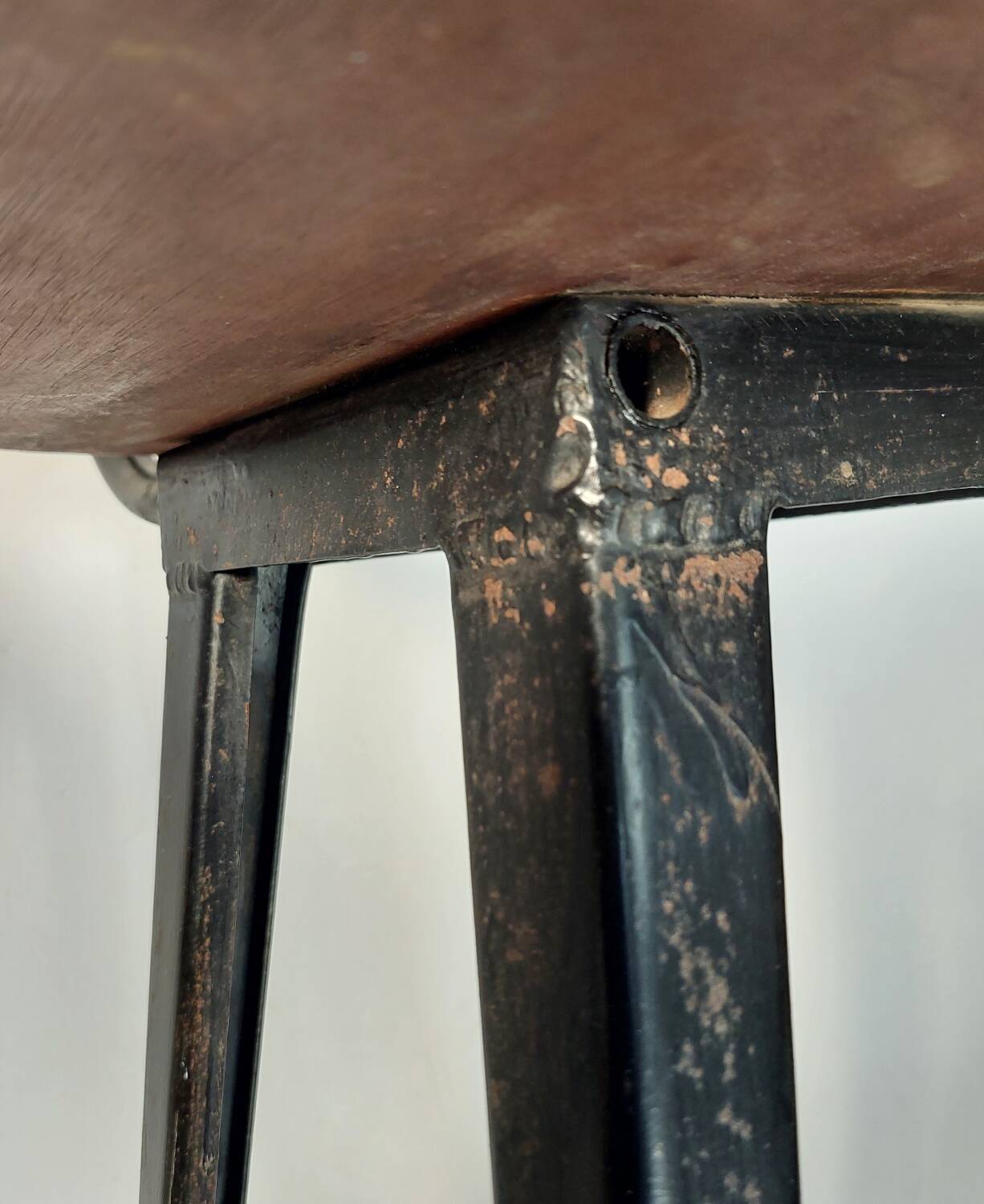 Paire chaise design industriel vintage