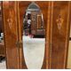 Antique - wardrobe, linen cupboard, inlays -