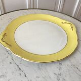 cake dish Moulin des Loups canary yellow 50s