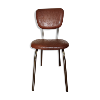 Faux leather chair