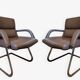 Paire de fauteuils vintages
