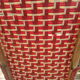 Lot of parisian french bistro chairs cane rattan & scoubidou
