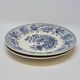 2 Antique Gilman Sacavem Statue Dinner Plates / Serving Dishes
