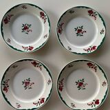 Badonviller earthenware dinner plates