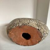 Double cracked effect vase