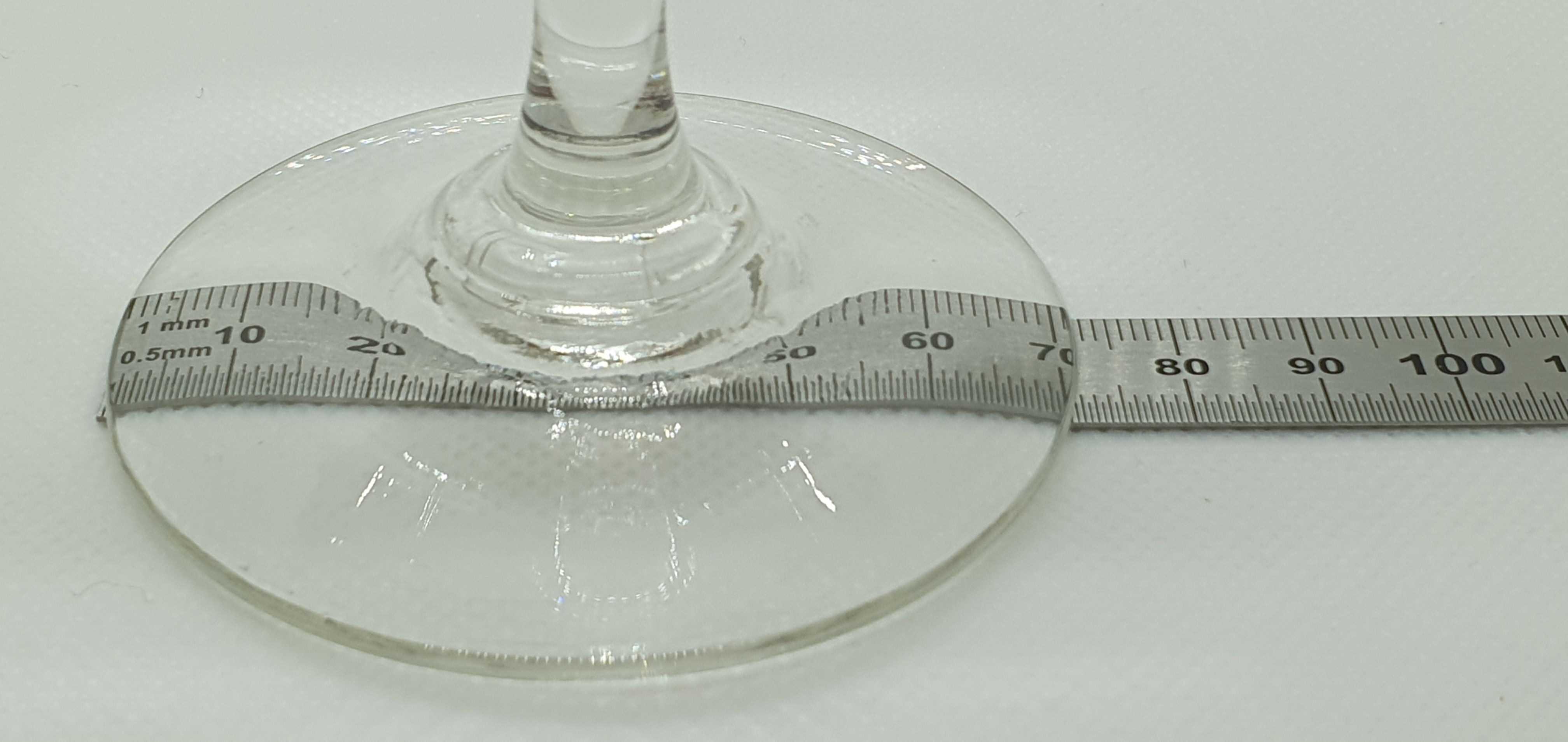 Set of 6 glasses in Champagne