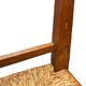 1950s modernist straw chair