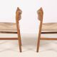 2x Børge Mogensen BM1 oak dining chairs, 1950s, Denmark