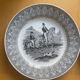 Creil Montereau - duo of plates