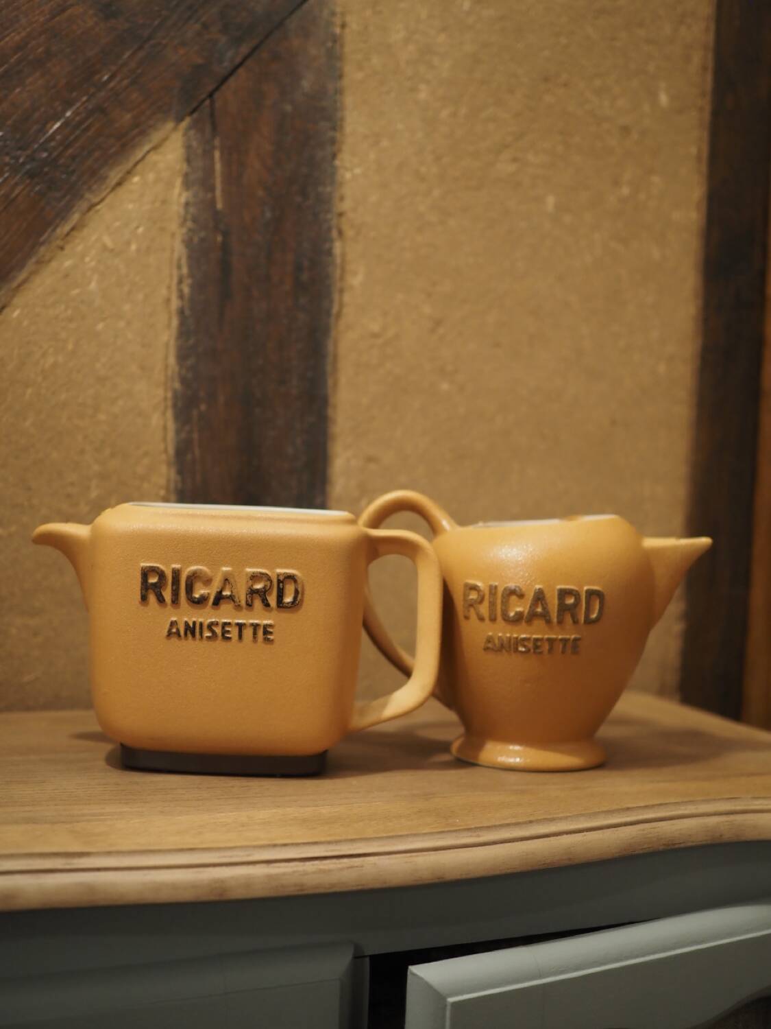 Pair of Ricard pitchers