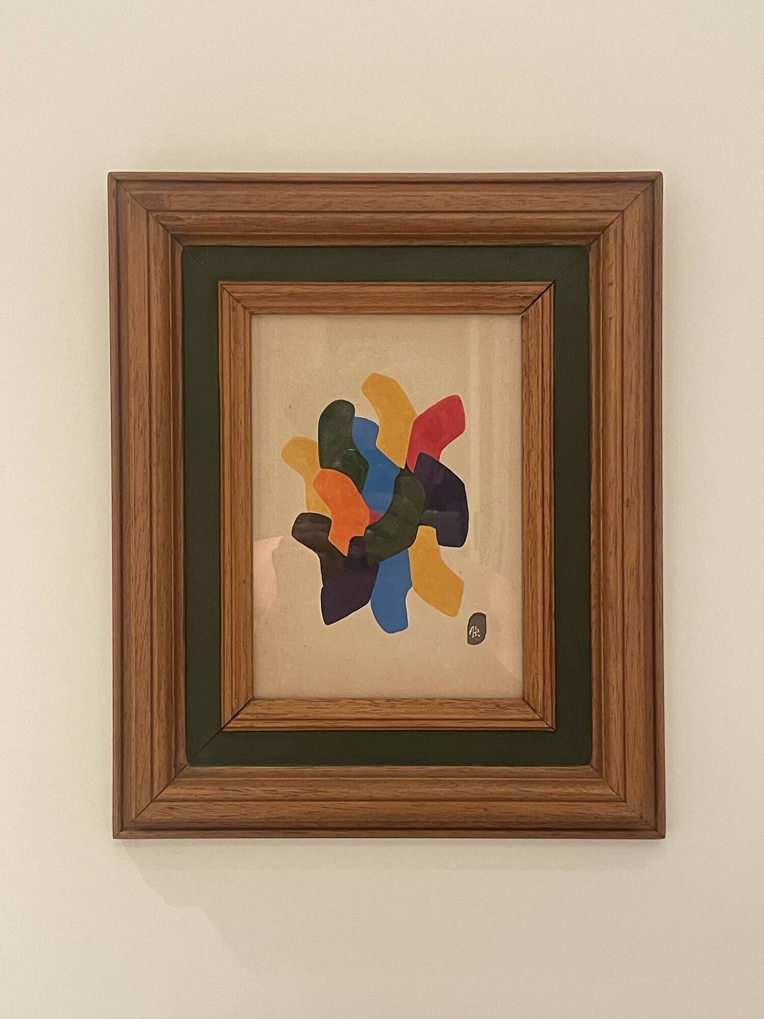 Peinture abstraite - Auguste Perrin - 1972