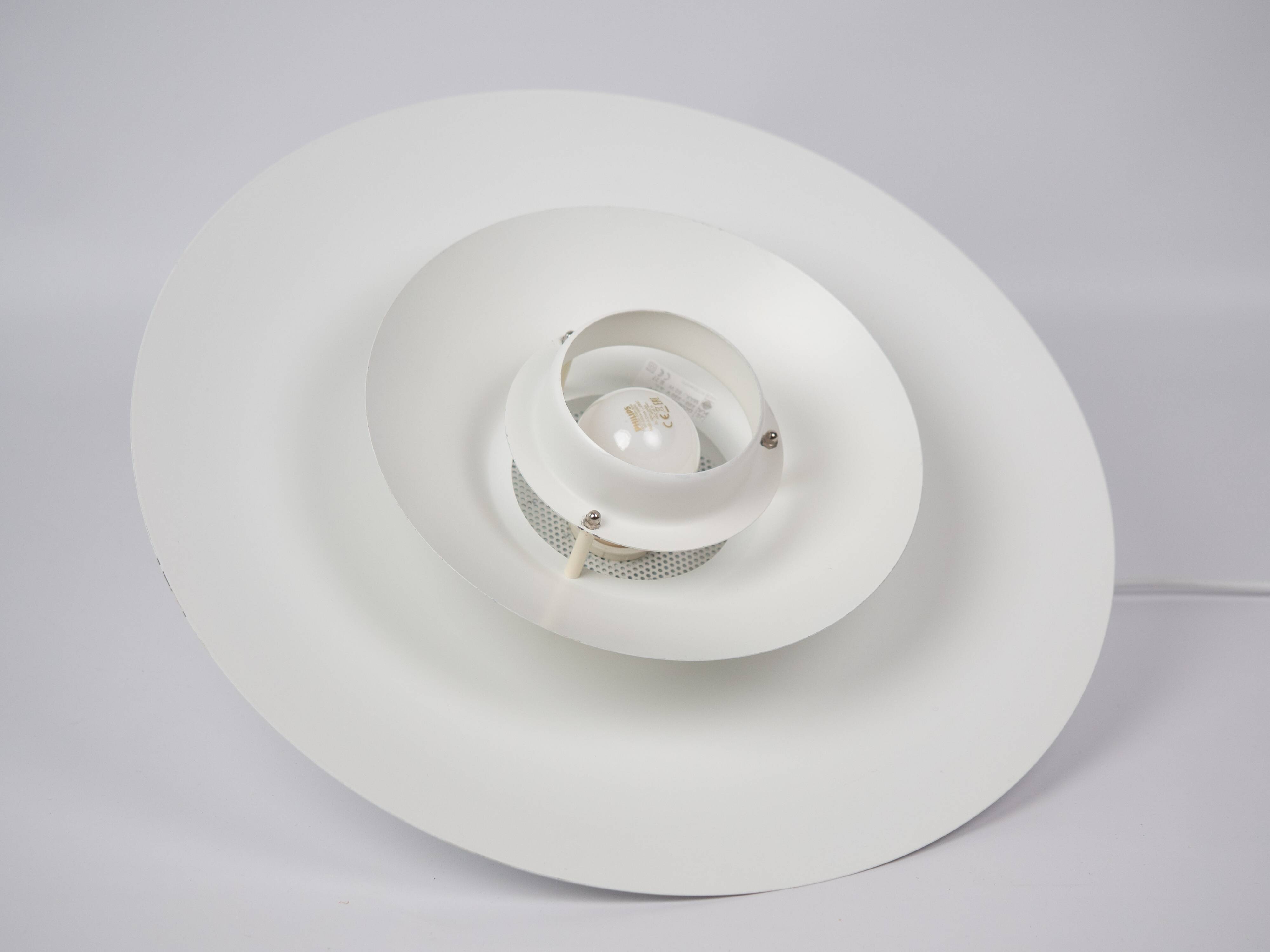 Danish vintage pendant lamp Donau by Kurt Wiborg, Jeka, 1980s