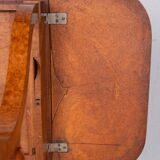 Antique Dutch Empire Burl Wood veneered desk or sofa table