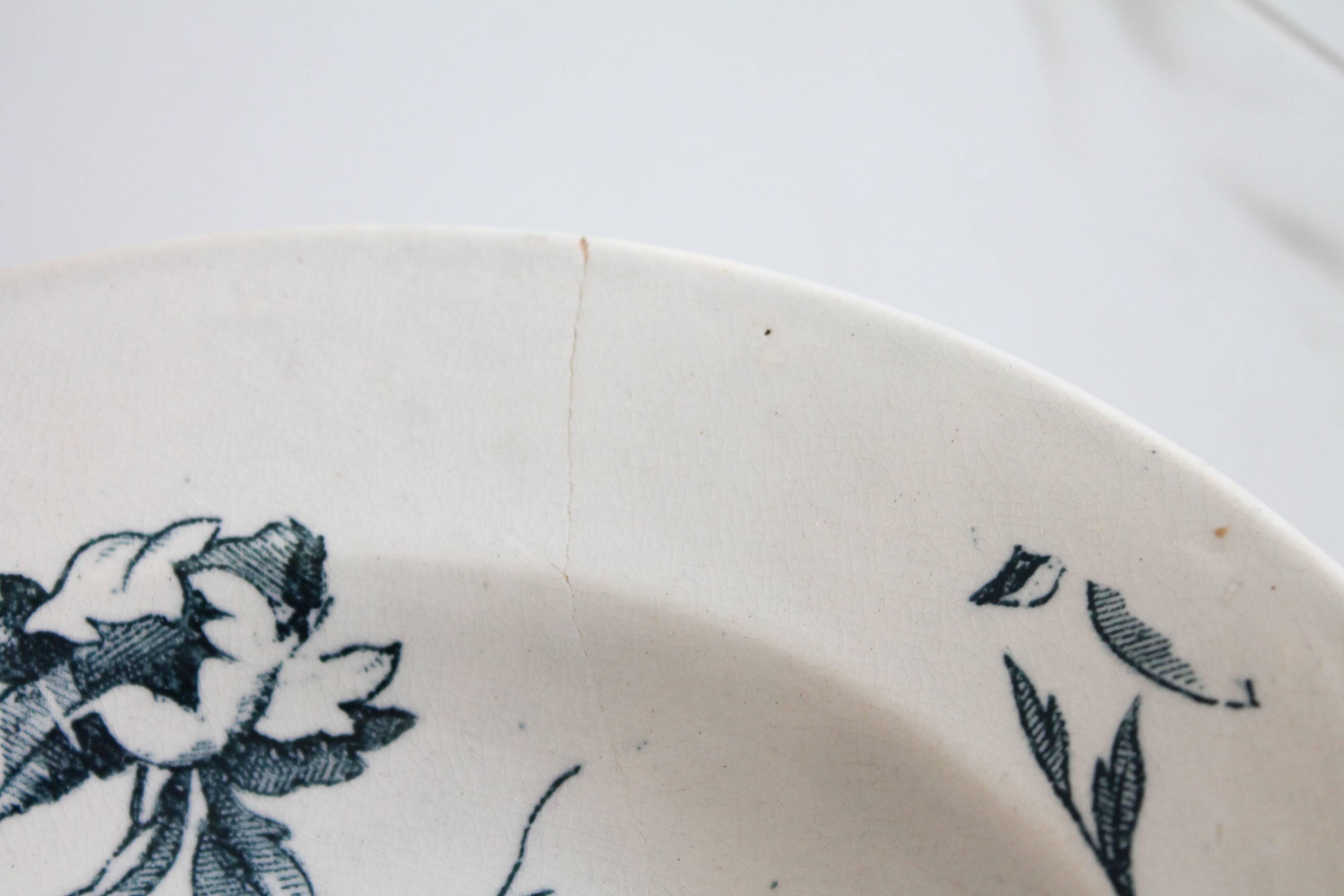 Centenary stencil plate Rose de Noël 23.5 cm