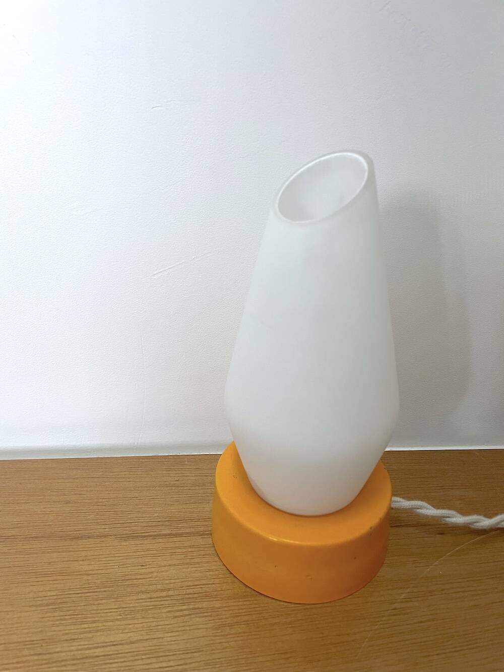 Vintage orange table lamp