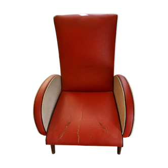 Fauteuil rouge vintage