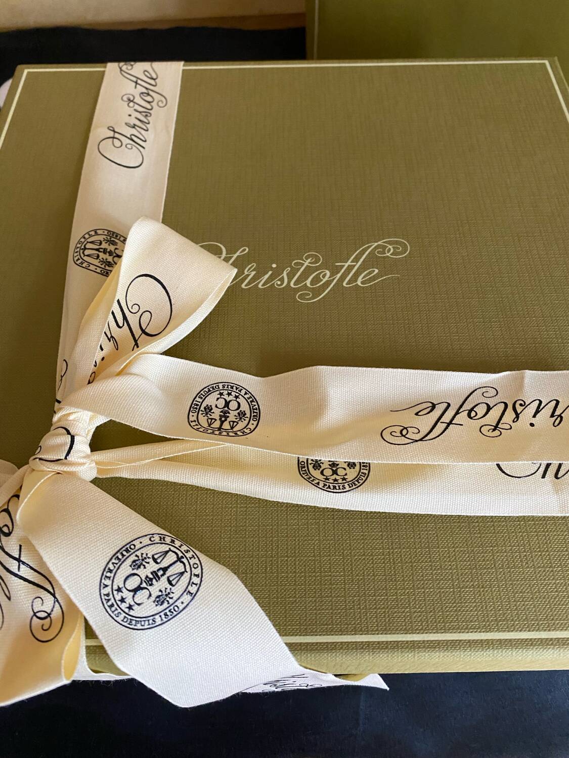 Fruit bowl, Christofle, Rubans style