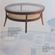 Baumann round coffee table model Dièse 1990