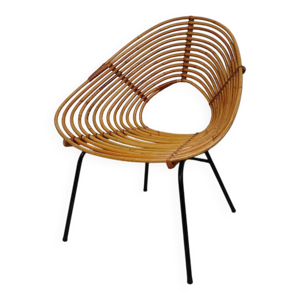 Chaise en rotin Rohé