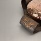 rare handmade solid copper Stilnovo Style Theatre Wall Light, Italy 1950s