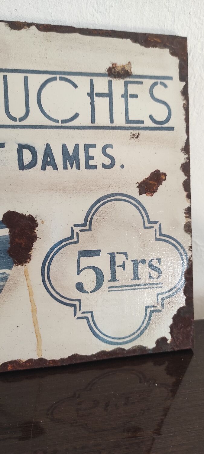 Creation enameled plate