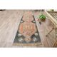Orange Turkish Vintage Oushak Handmade Wool Rug Runner 76x374
