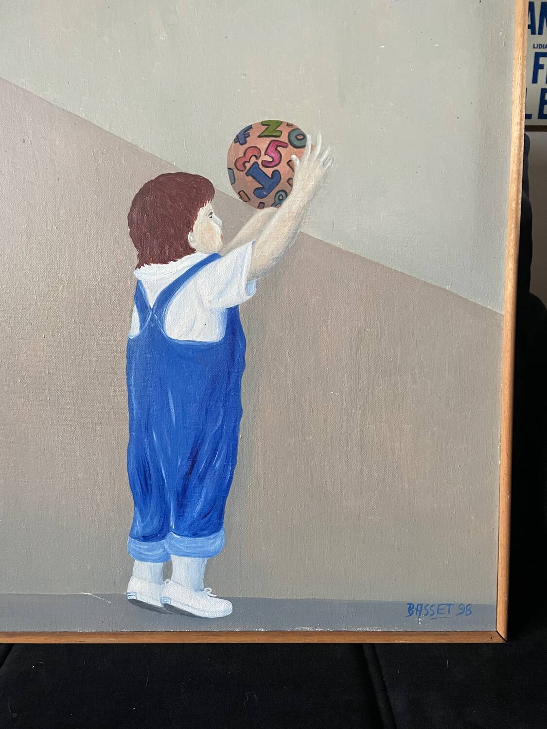 L'enfant au ballon - art figuratif contemporain
