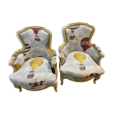 Pair of armchairs