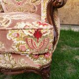 Fauteuil bergère style Louis XVI