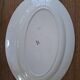 Oval ironstone plate