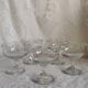 Lot de 5 coupes à glaces en verre