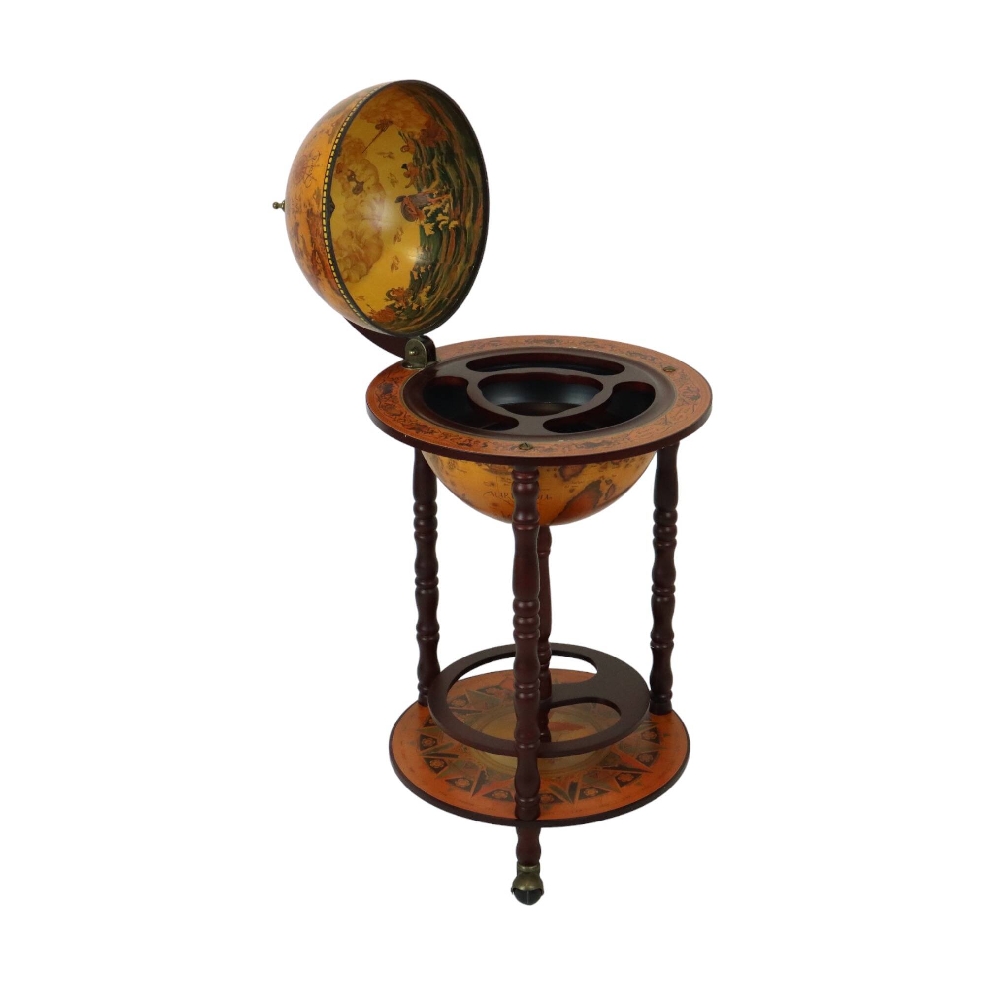 Beautiful World Globe Globe Bar Barglobe Antique Model Drinks Cabinet 87cm