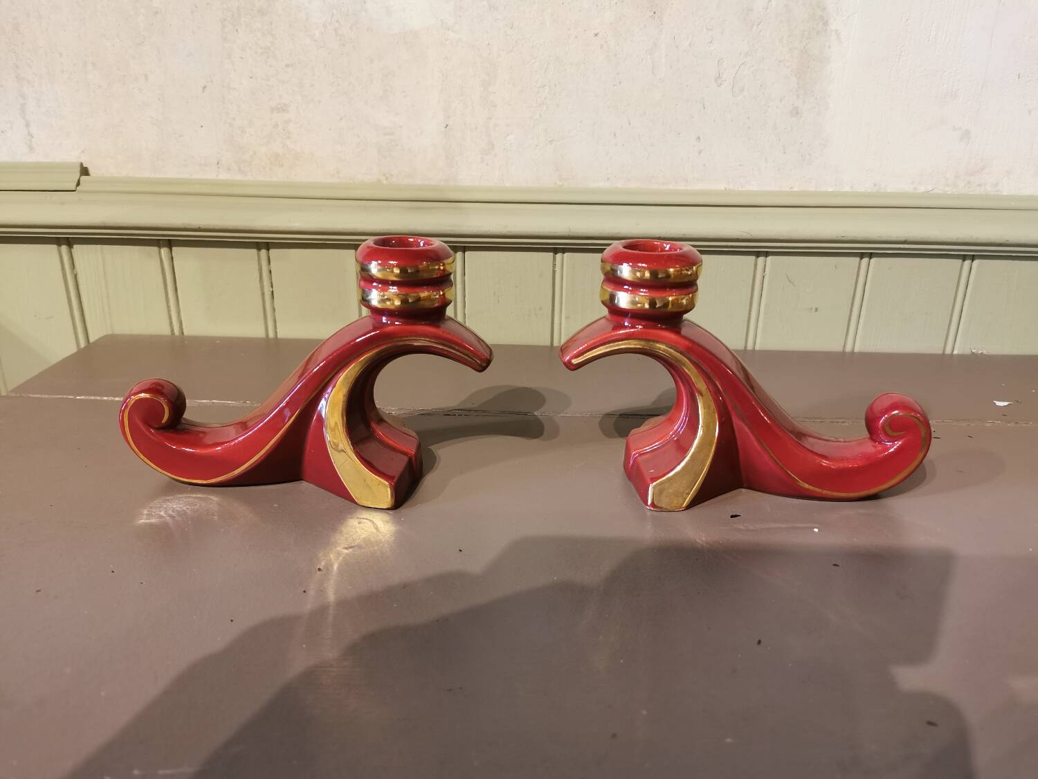 Pair of vintage candlesticks