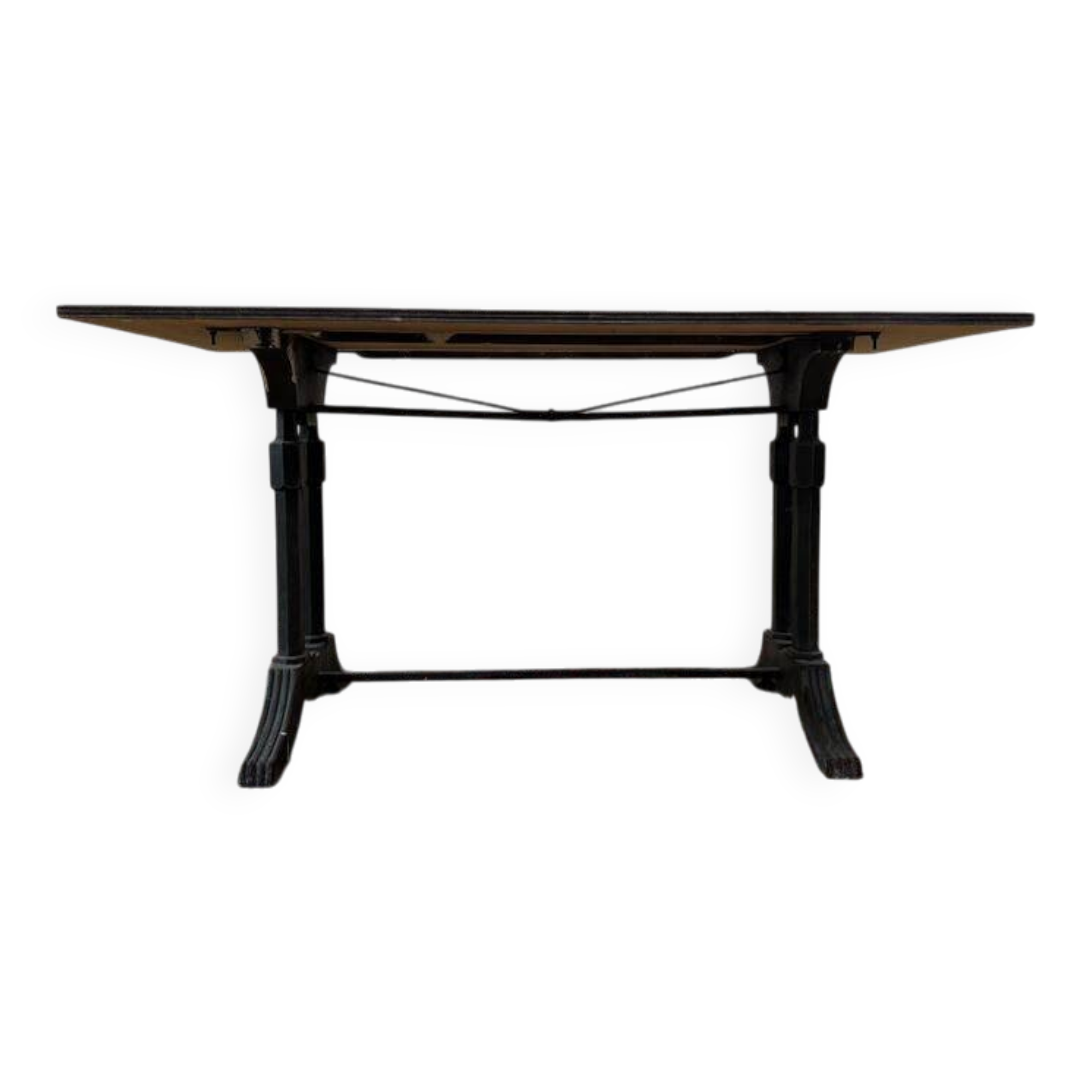 Table de bistrot art déco pied fonte