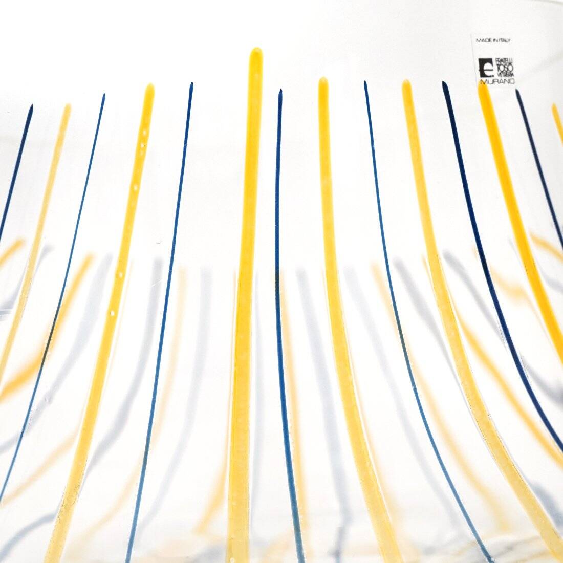 Striped vase by Rosanna Toso for Fratelli Toso, 1970s