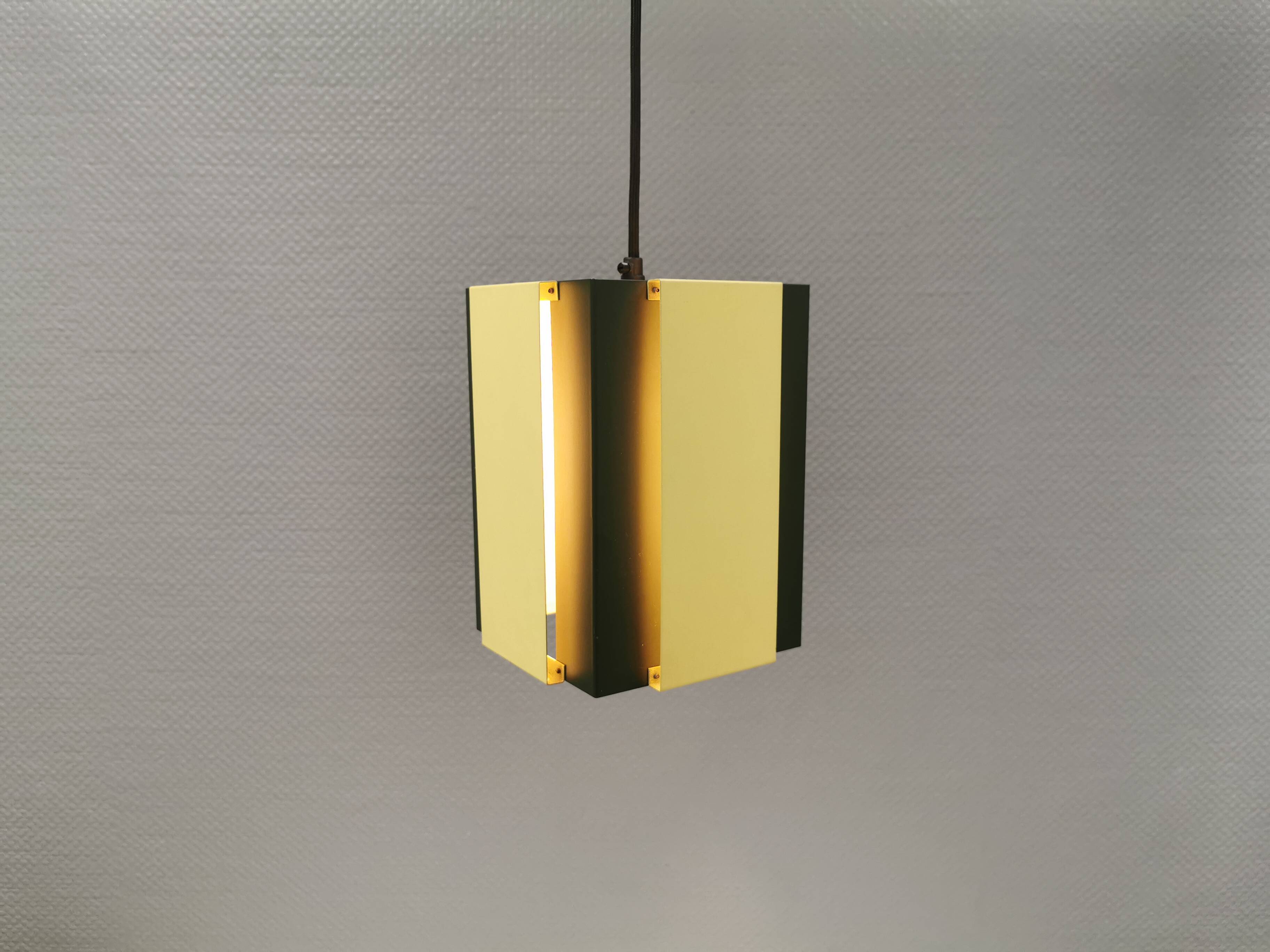 Rare hanging lamp from Nordisk Solar Denmark 1970s.