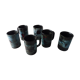 Lot of 6 cups, terracotta, from Vallauris