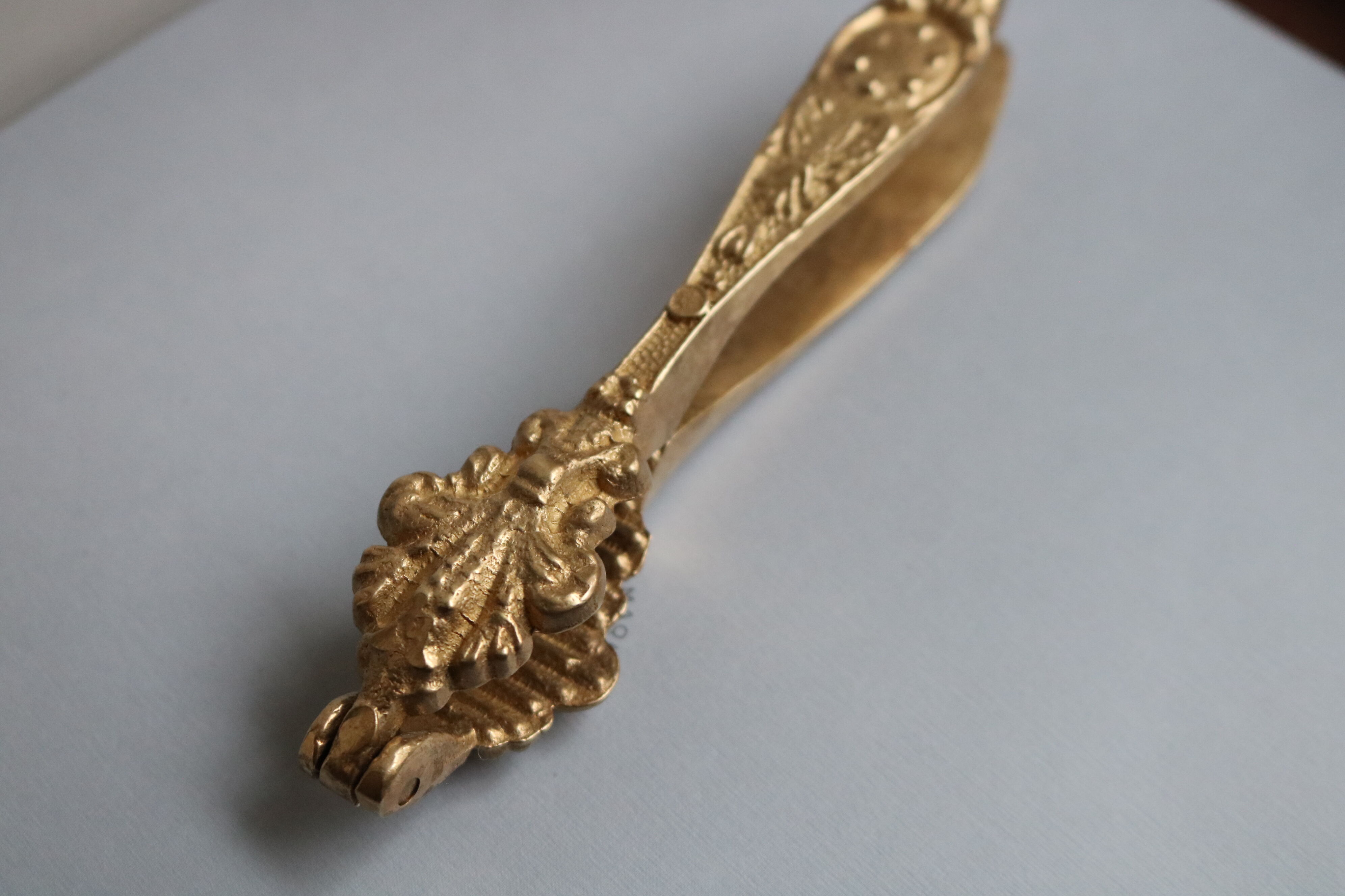 Vintage brass ornate nutcracker