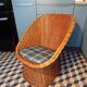 Fauteuil en rotin vintage