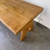 Table, mobilier de montagne en hêtre, 1950