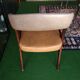 Lot de six chaises teck années 60