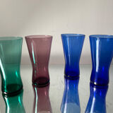 4 Danish 1950’s Glasses in different colors