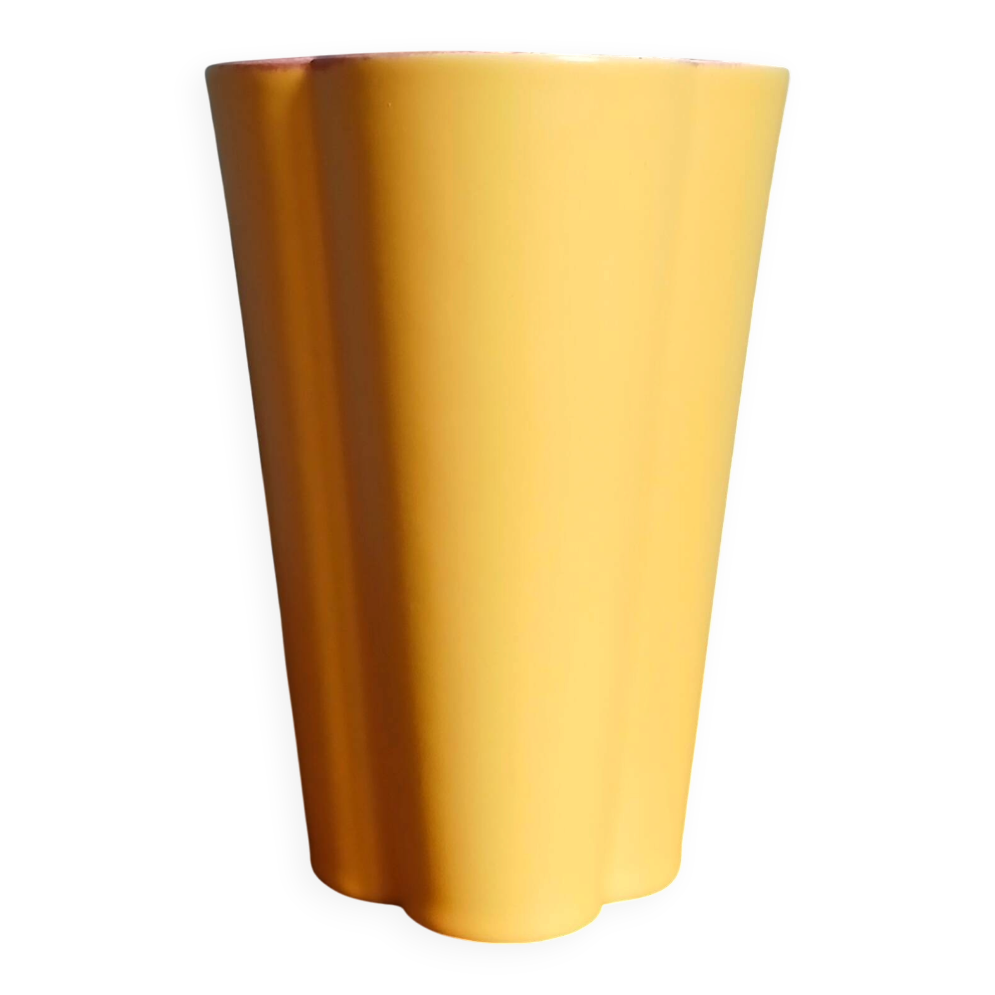 Bicolour vase in the spirit of India Mahdavi, circa 1990.